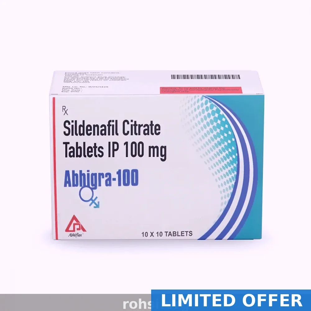 Abhigra 100mg — Drug Profile, Dosage Forms and Availability